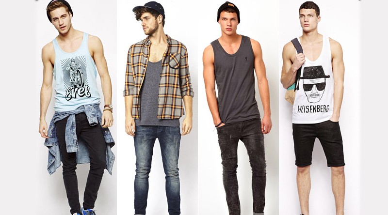 Look Book: camiseta regata para homens