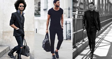 Pretinho básico: look total black fazendo a cabeça dos homens