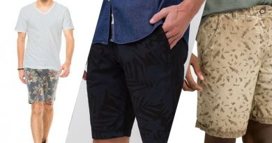 Para 2017 as Bermudas masculinas estampadas ganham flores