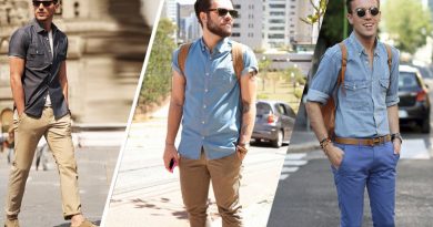 Como usar camisa jeans com calça chino