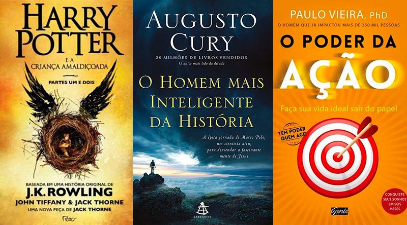 3 Livros mais vendidos para homens em 2016