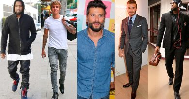 Looks dos famosos: Kanye West; Justin Bieber, Bruno Gagliasso, David Beckham e Le Brown James