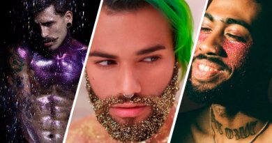 Glitter no corpo e na barba é a nova moda para o carnaval