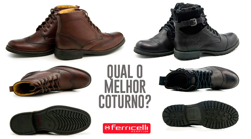 QUAL O MELHOR COTURNO MASCULINO?