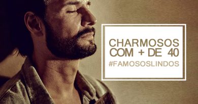 Homens chamosos e famosos com mais de 40 anos